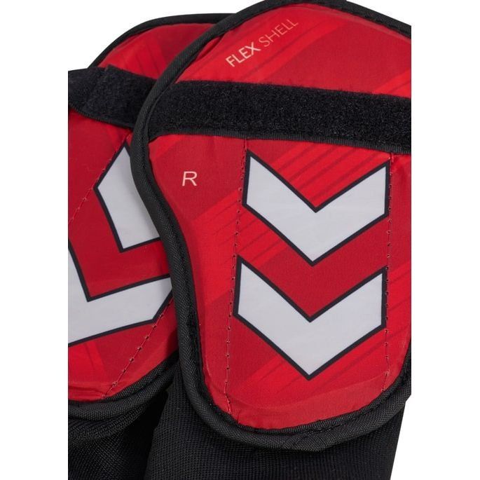 Hummel Protège-Tibias Flex Shell - Rouge/Noir