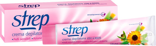 Strep Crème Dépilatoire Visage Et Bikini Tube 75ml