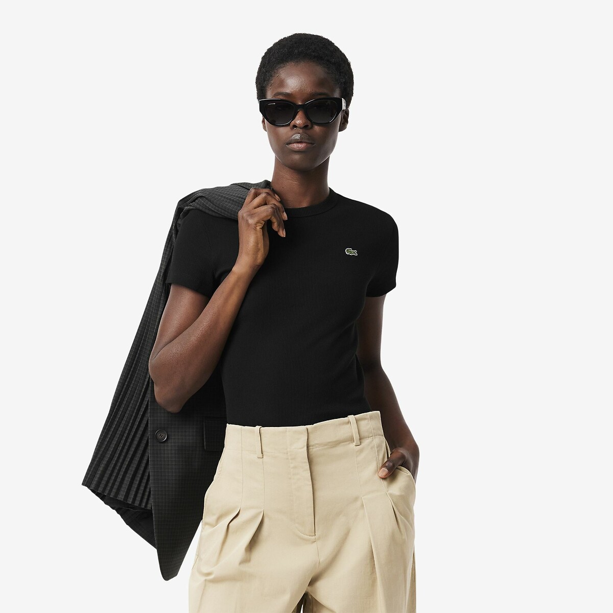LACOSTE<br>Camiseta de corte justo
