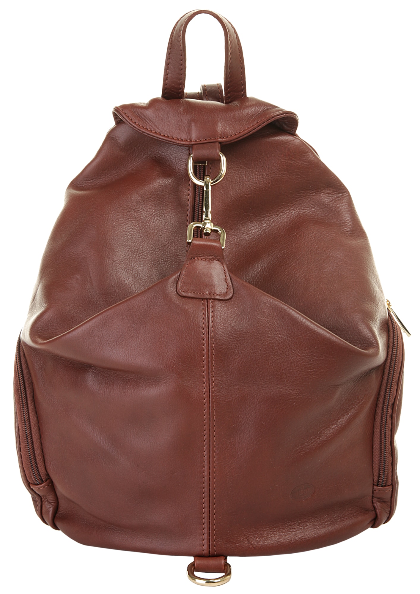 Piké Cityrucksack echt Leder, Made in Italy