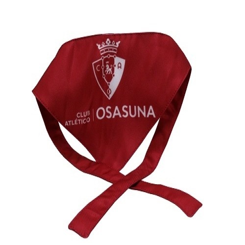 Bandana vermelha do Osasuna para cães