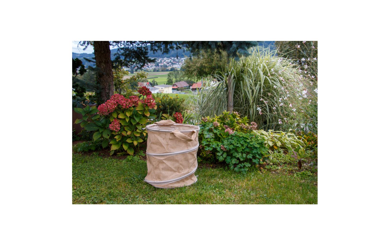 Allzweckbehälter Pop-up Jute 56 l, D40xH46 cmGartensack Bag