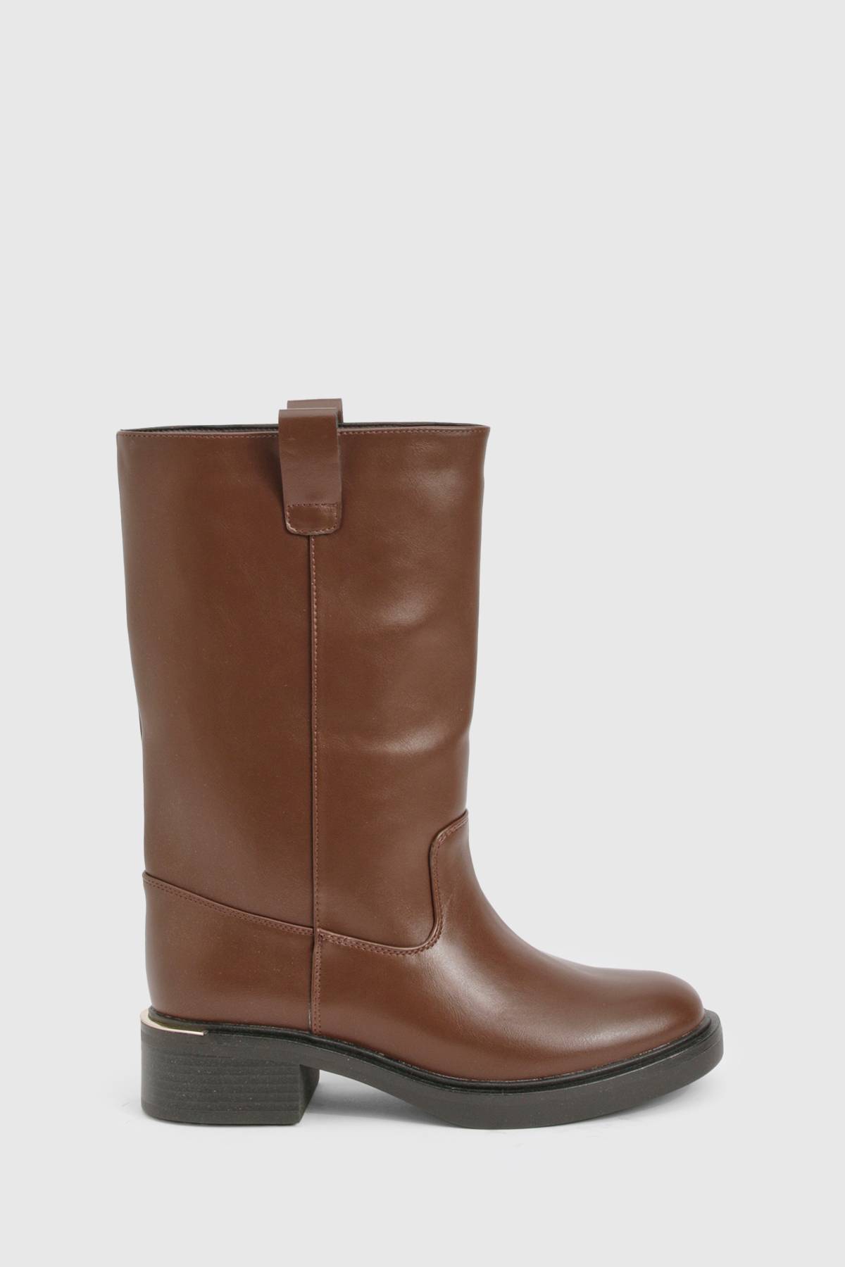 boohoo Bottes hautes pour mollets, coupe large Column