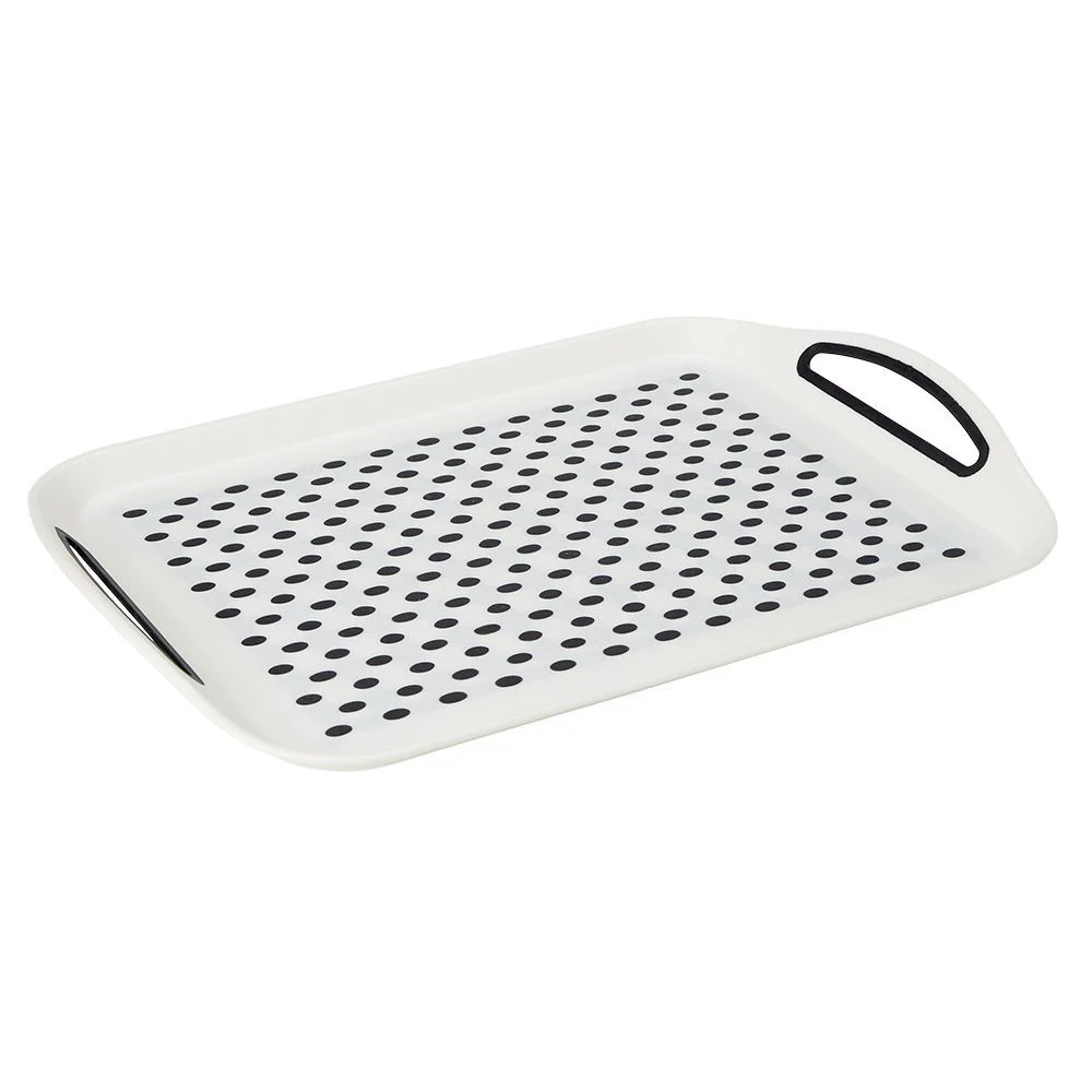 Plateau anti dérapant blanc