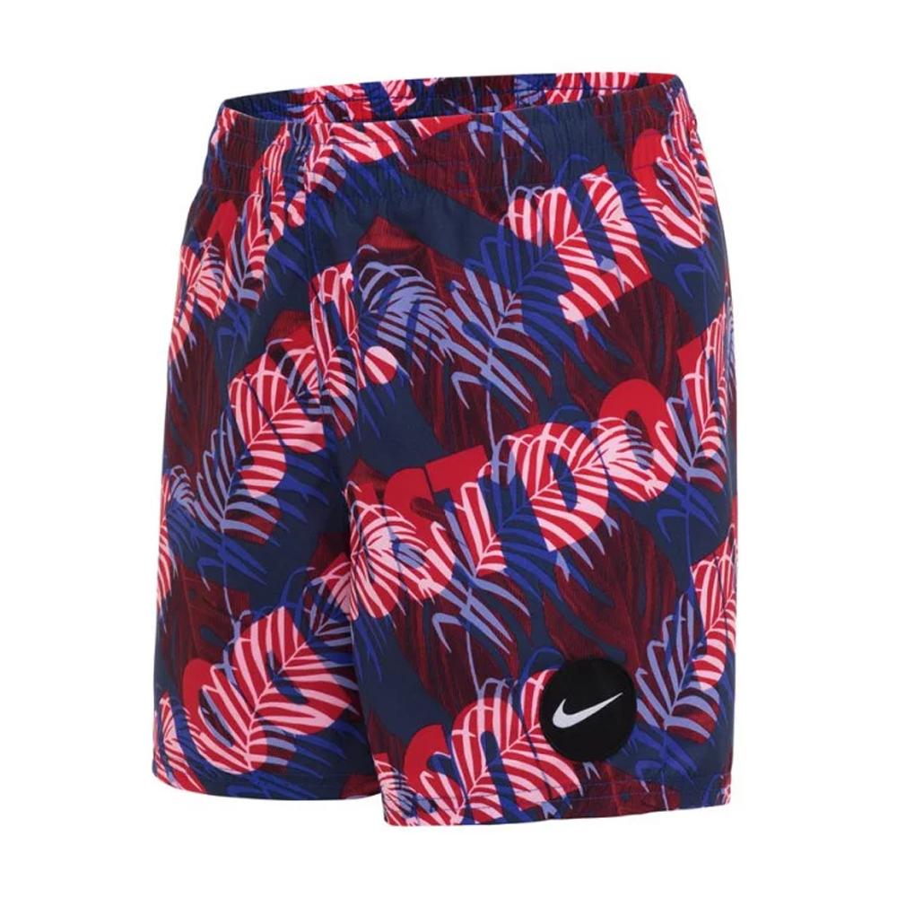 Nike Short de bain Marine/Rouge Garçon Nike 4 Volley