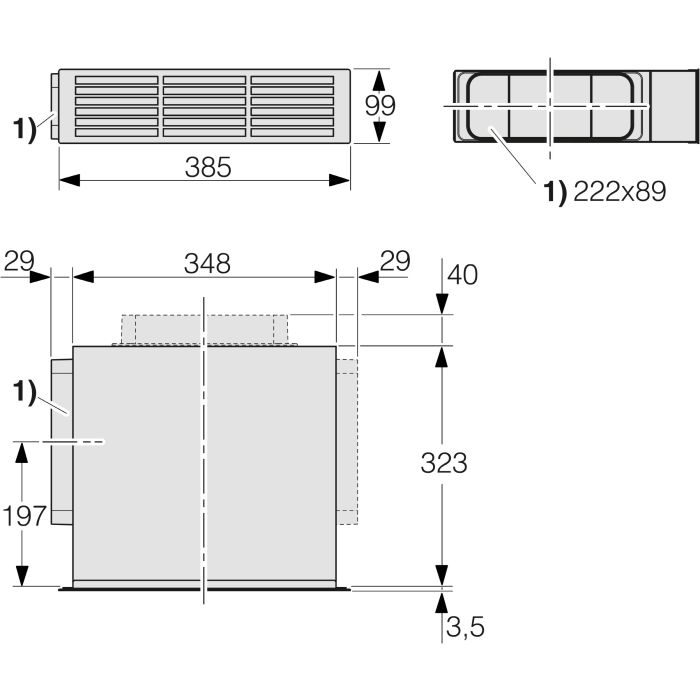 Miele Umbausatz Umluft DUU 1000-2