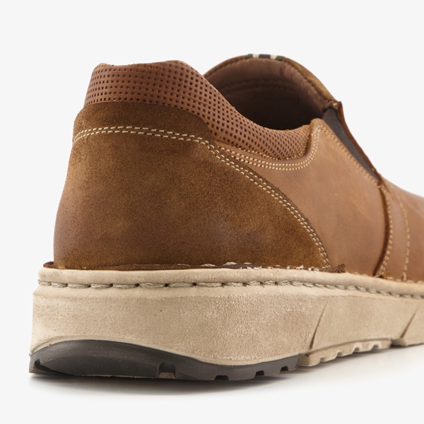 Hush Puppies heren leren instapper bruin