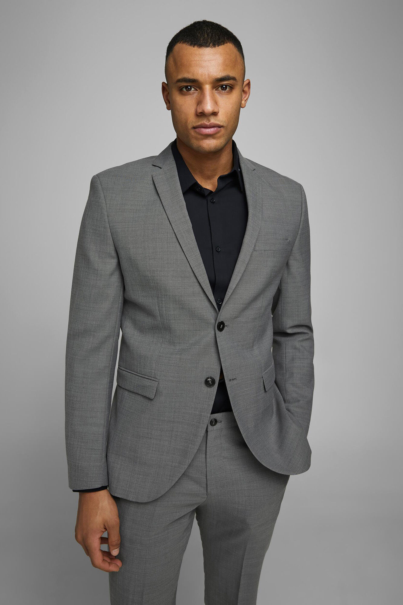 Jaqueta masculina slim fit estilo americano