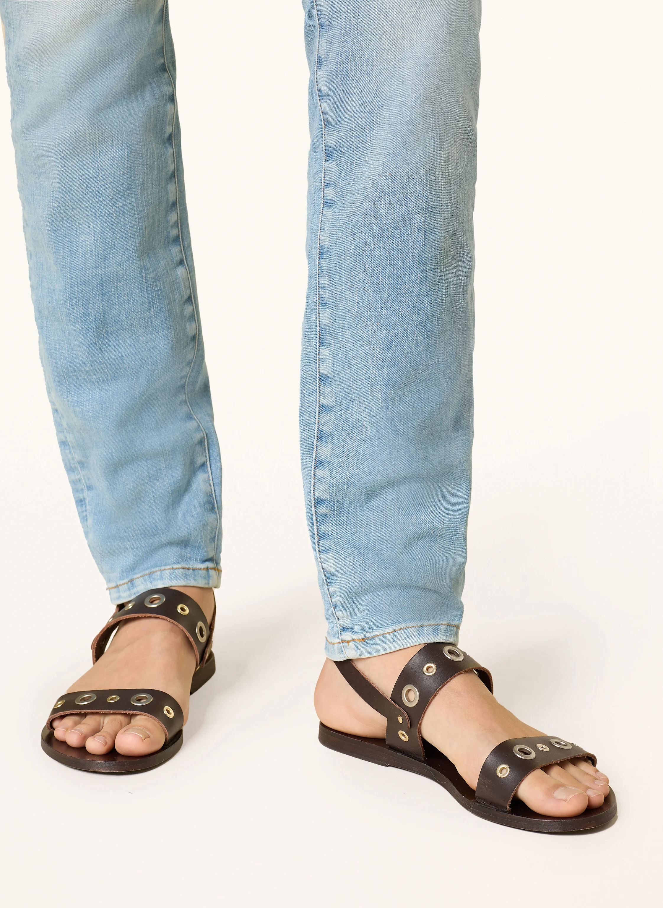 MOS MOSH Straight Jeans MMNAOMI mit Paillettenbesatz