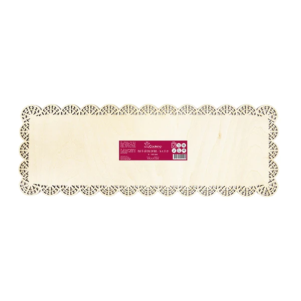 Support en bois pour cake et bûche Scrapcooking