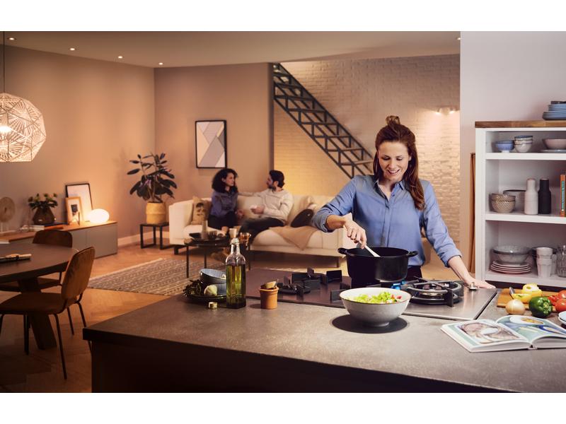 Philips Hue Leuchtmittel White Ambiance E27 Einzelpack 1100 Per Bluetooth steuerbares Hue E27-Leuchtmittel