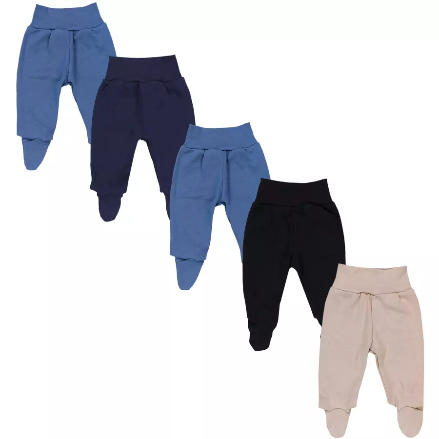 TupTam Baby Hose mit Fuß 5er Pack dunkelblau