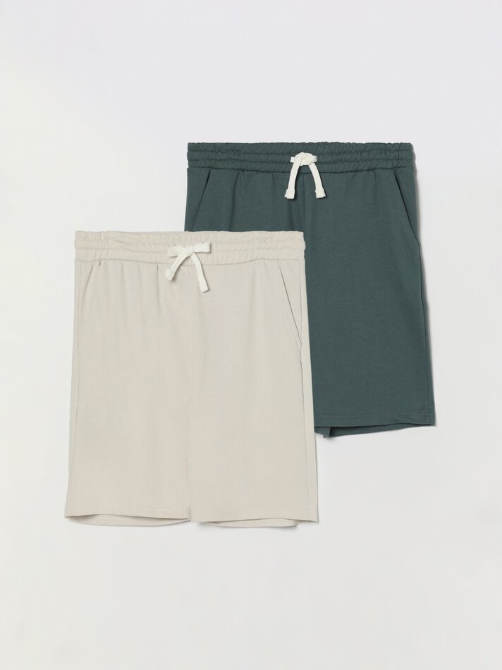 Pacote com 2 shorts de moletom básicos - Ice