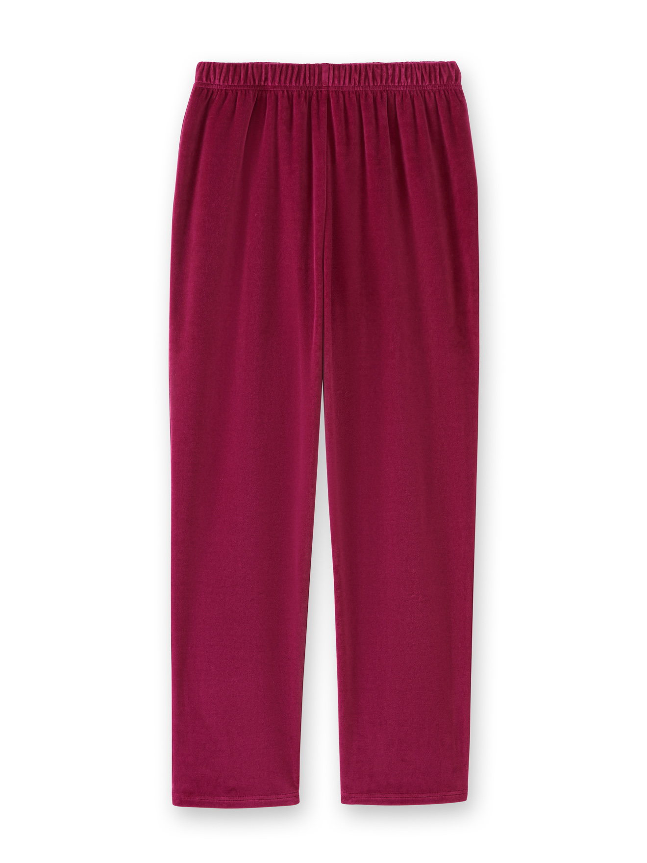 Pyjama manches longues en maille velours