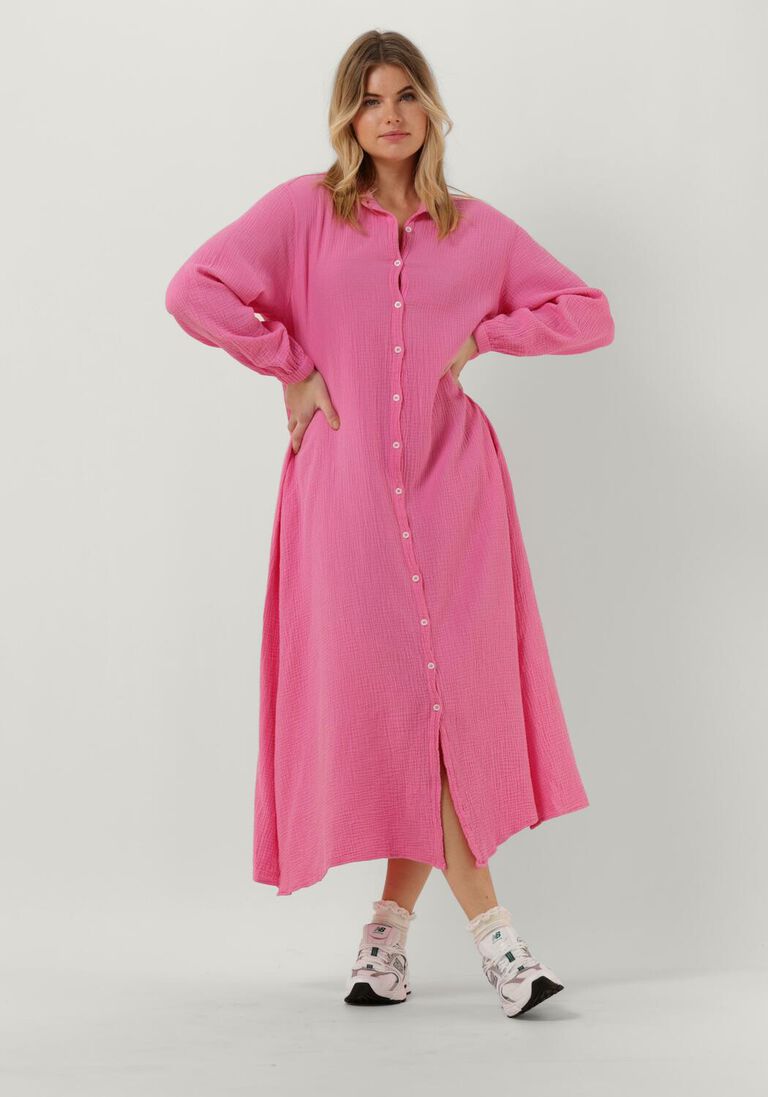 PENN & INK roze penn & ink maxi jurk s23t900