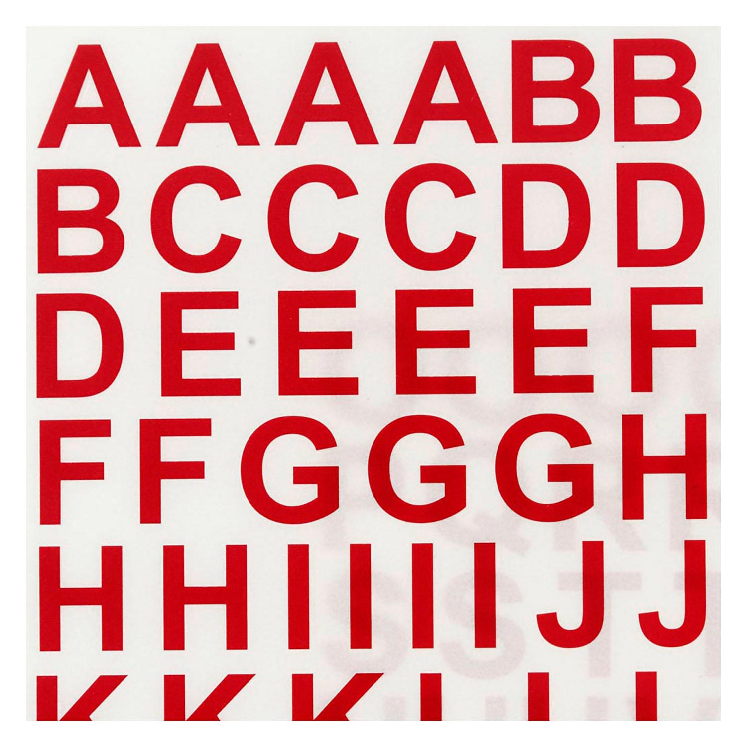 Stickers Letters & Cijfers