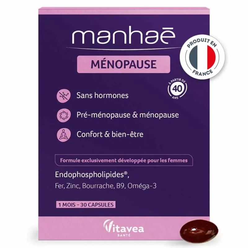 Pre-menopause Menopause Sans Hormones - 30 Capsules