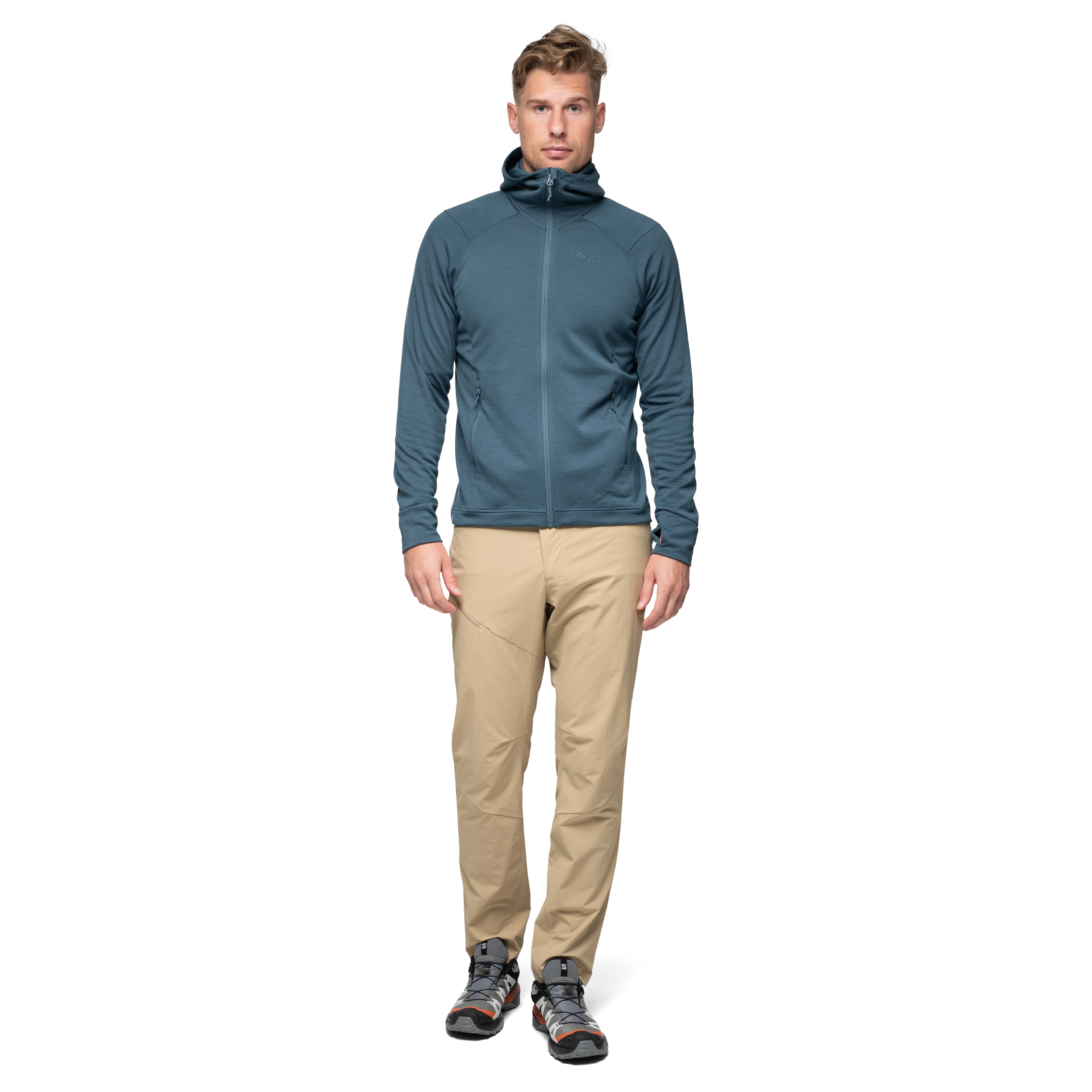 Ulstein Wool Hood Jacket Orion Blue