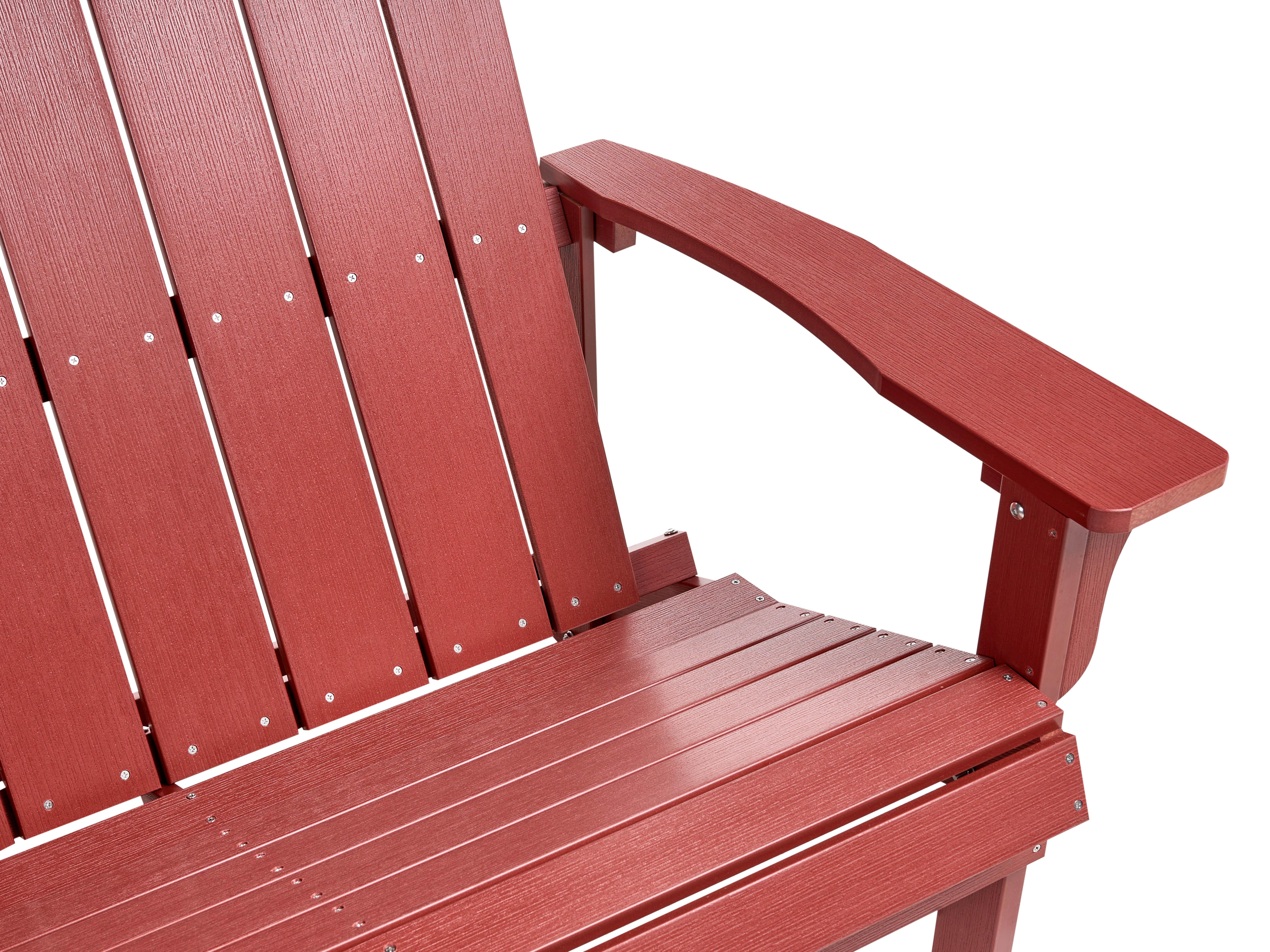 Tuinbank ADIRONDACK 125 cm Rood