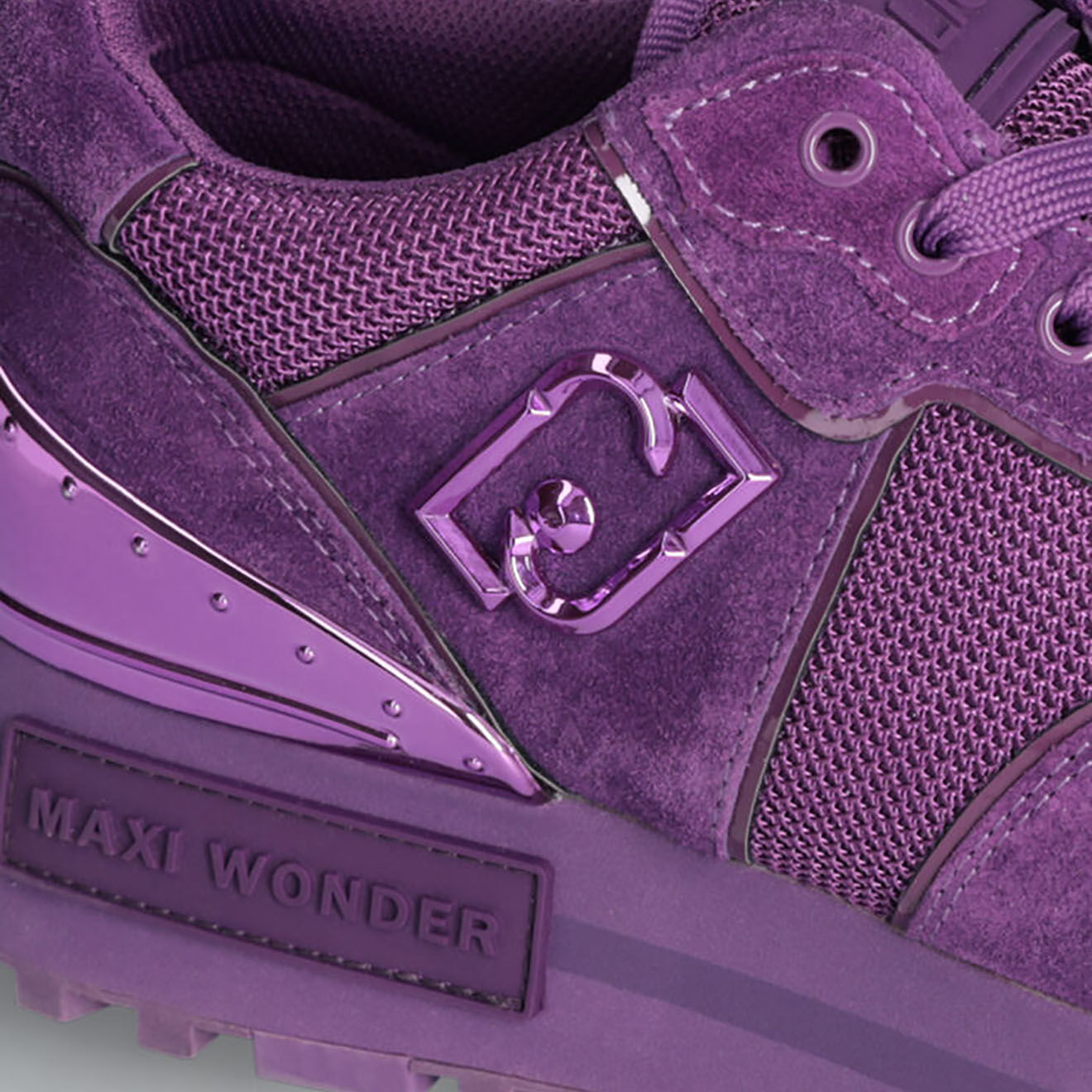Liu-Jo Sneakers en Velours de cuir Calia violettes