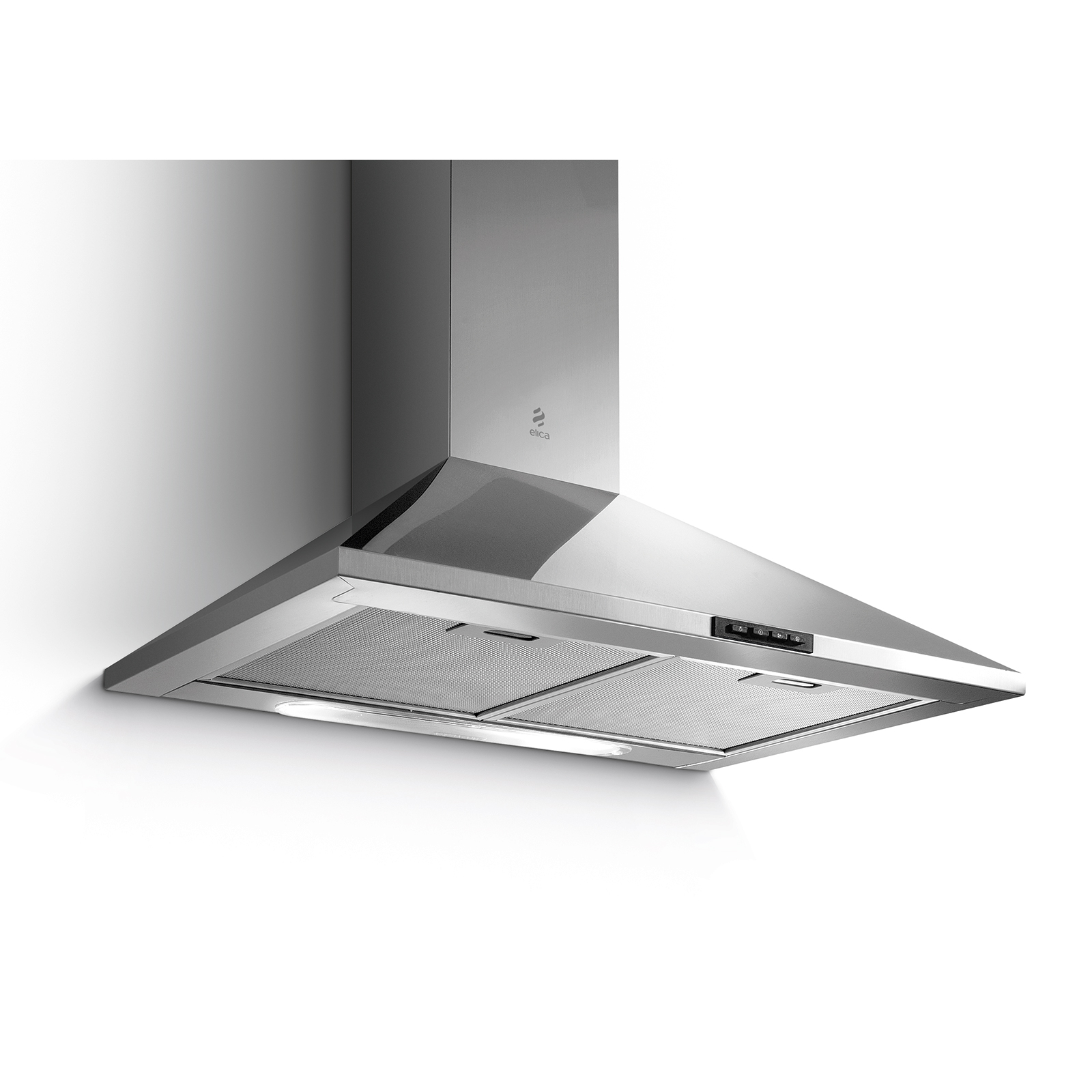 pino Küchenblock PN80 - grafit - Evoke Eiche - mit E-Geräten - Kühlschrank links - 230+150 cm