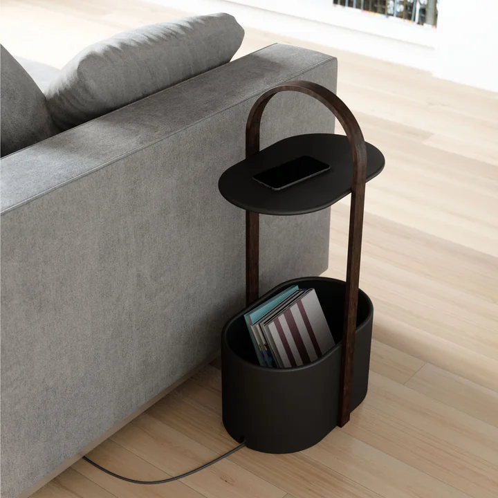 Umbra - Bellwood Storage Beistelltisch mit Ablage, natur / weiss