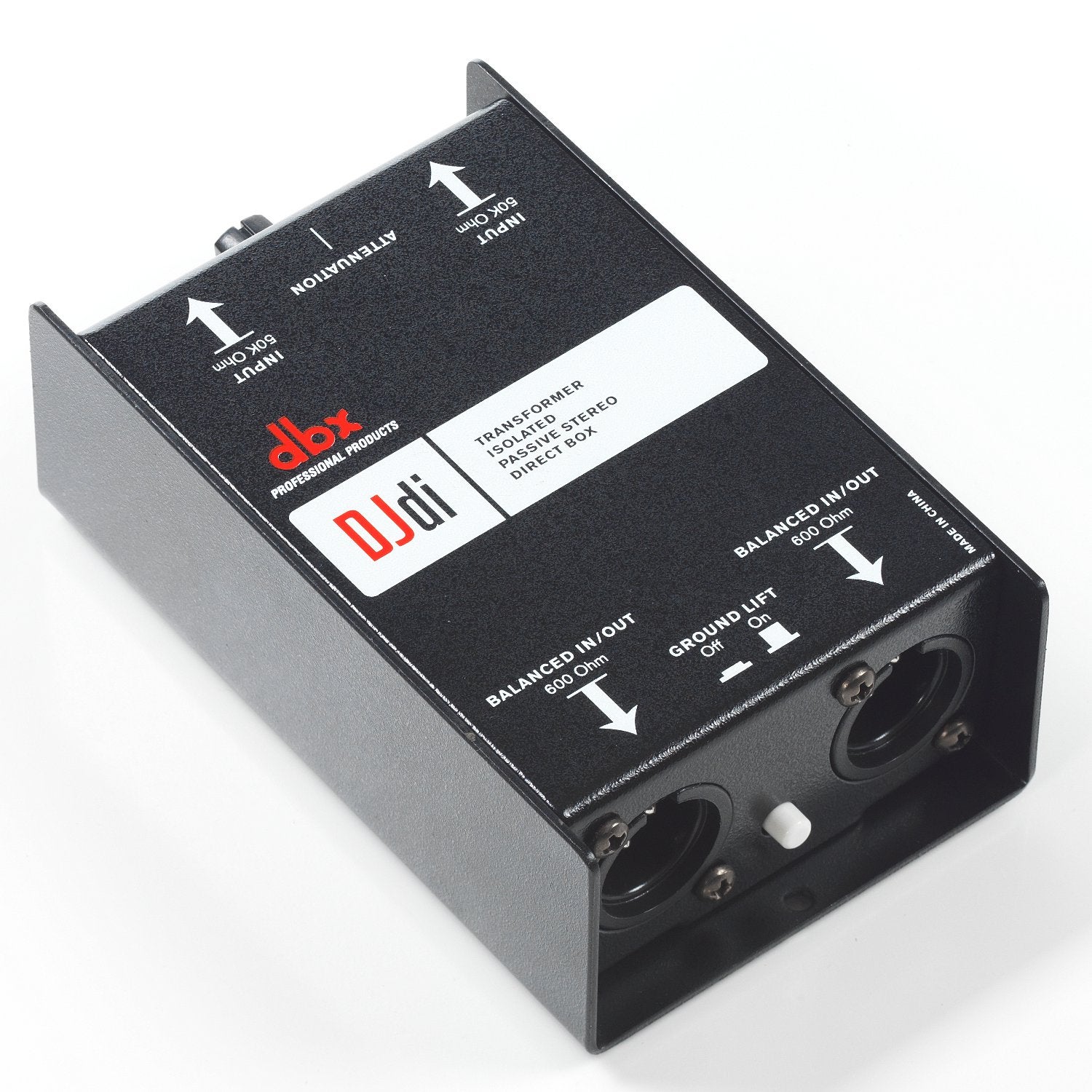 DBX DJDI passieve tweekanaals DI box
