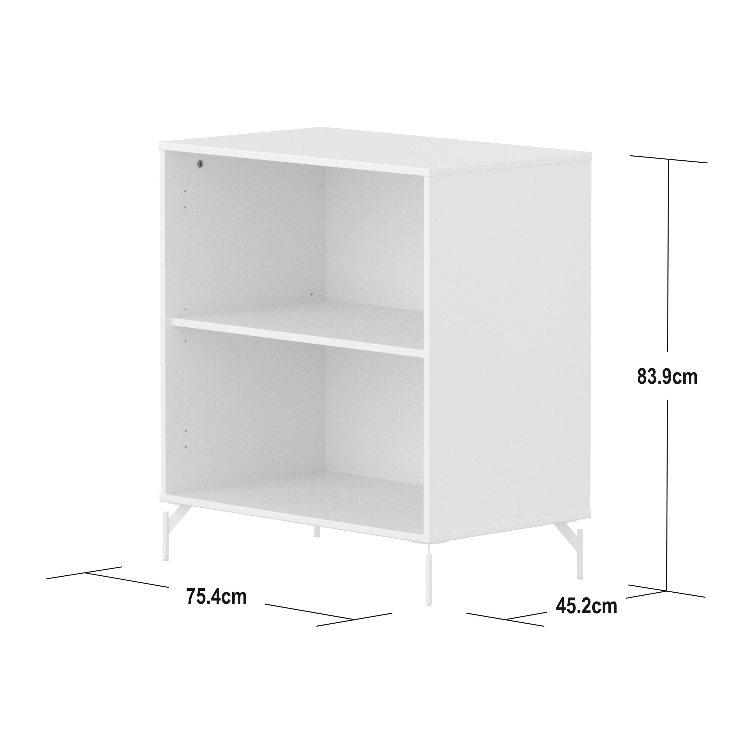 Flexa SAGA Regal - Weiss / B: 75.0 cm x T: 45.0 cm x H: 84.0 cm
