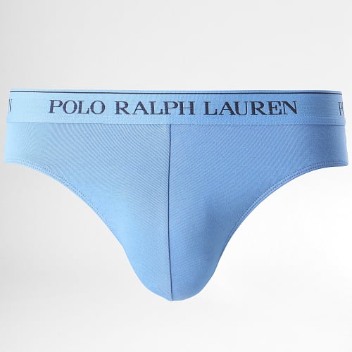 Lot De 3 Slips Bleu Clair Bleu Roi Bleu Marine