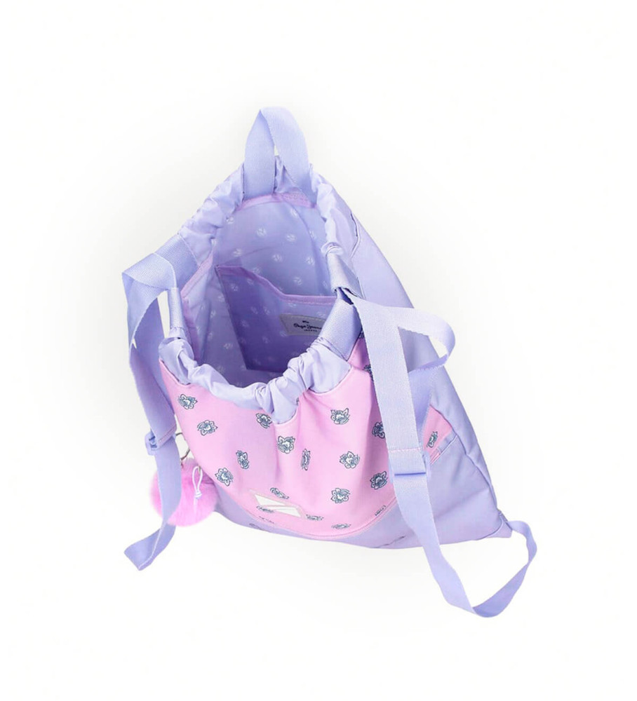 Mochila lilás Becca da Pepe Jeans