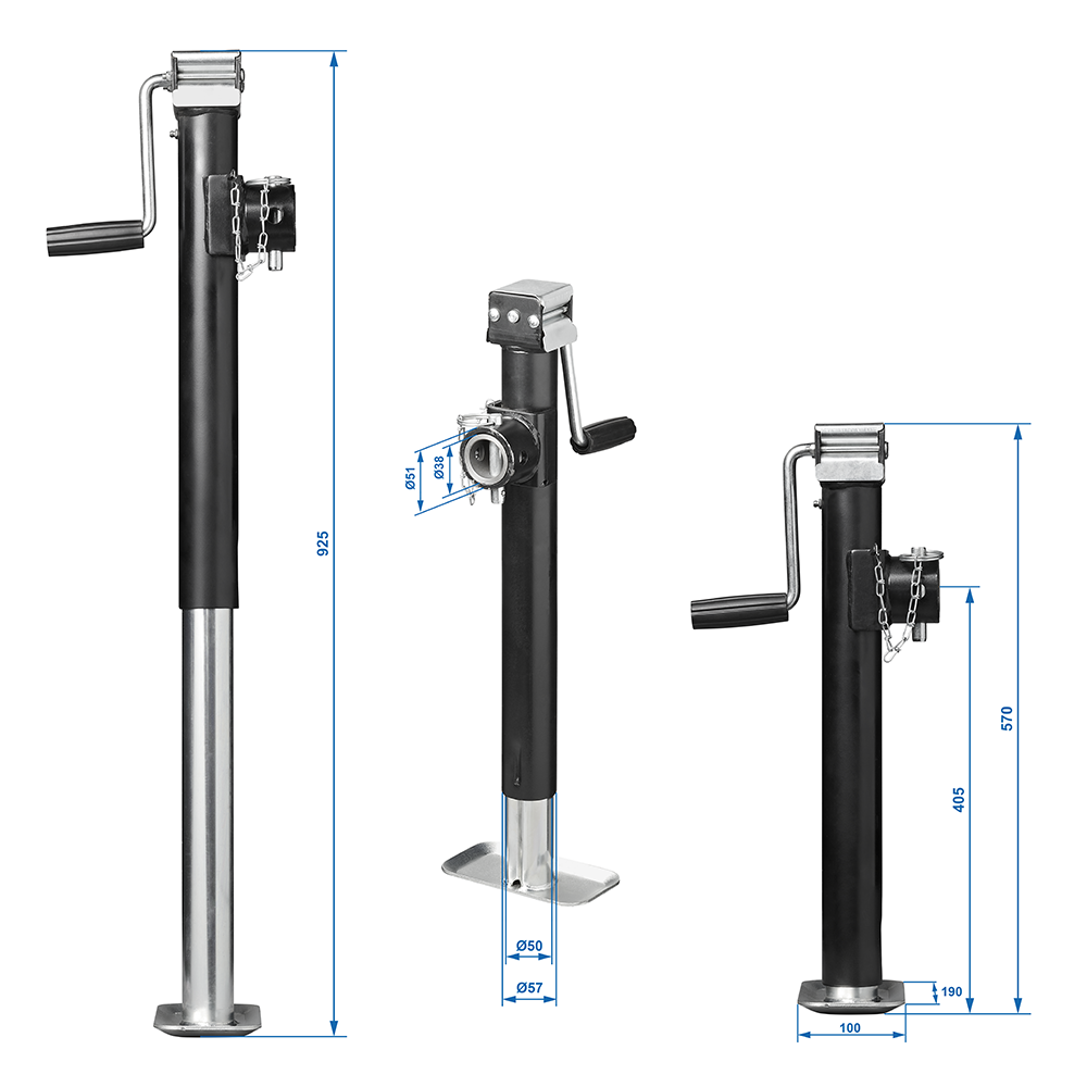 ProPlus Heavy Duty verstelbare steunpoot - 57-95 cm