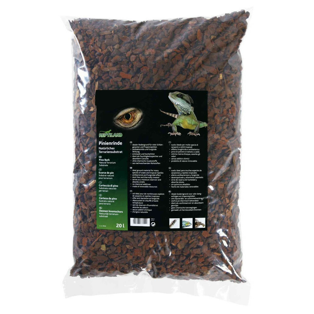 Ecorce de pin 20 litres substrat naturel pour terrarium