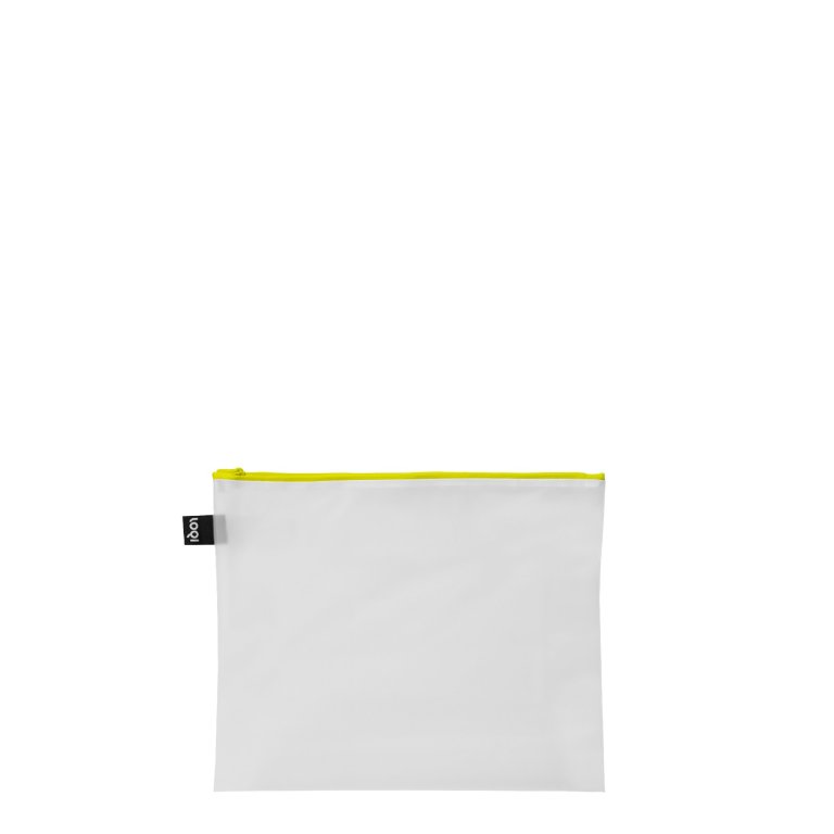 Loqi Reißverschl. Zip Pockets transluzent Milky
