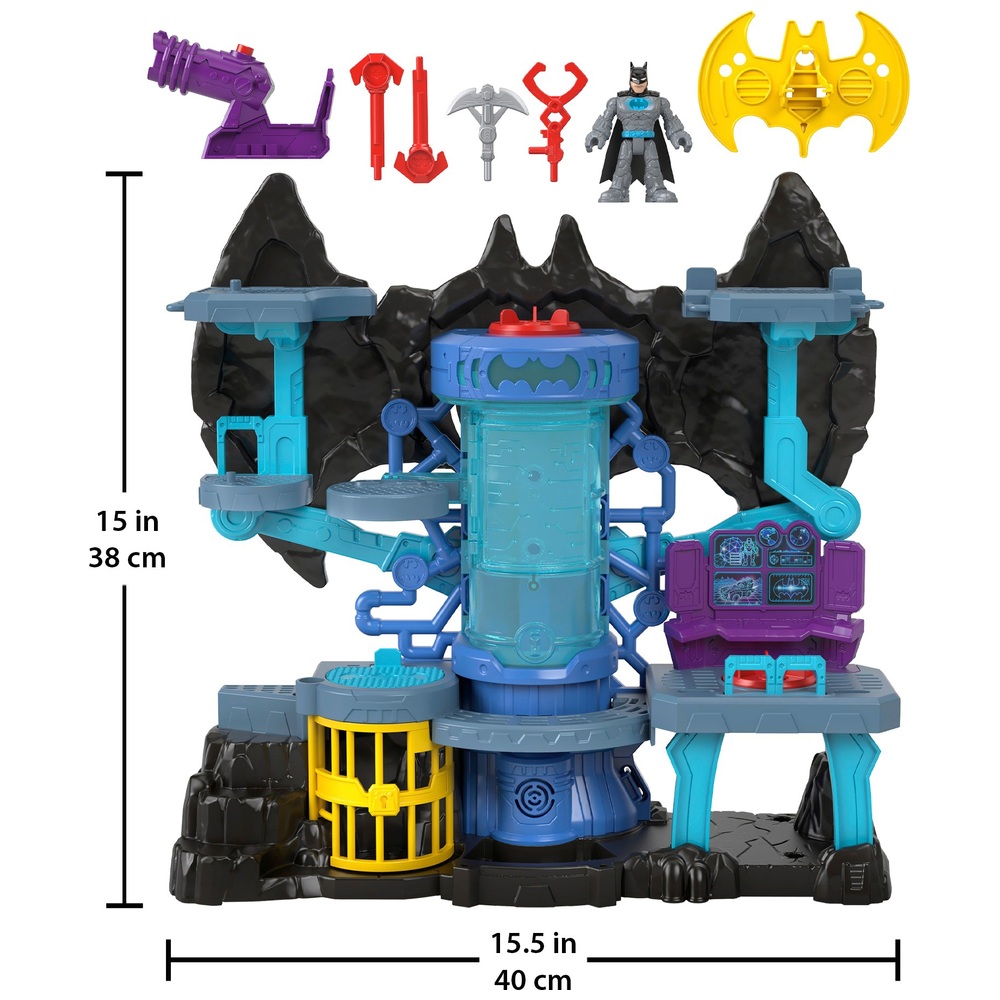 Imaginext DC Super Friends Bat-Tech Batcave und Figur