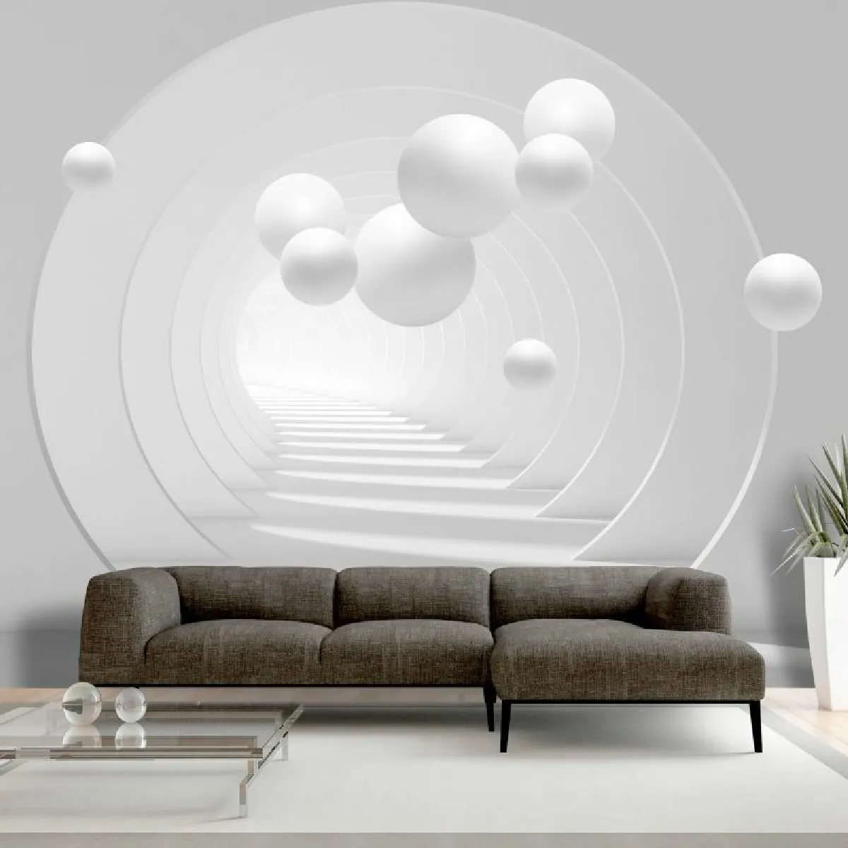Paris Prix Papier Peint 3D Tunnel - Multicolore