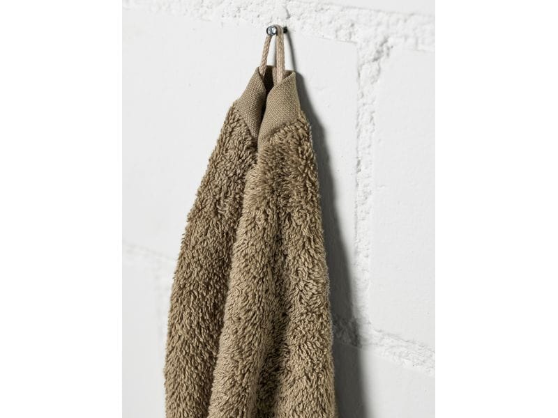 COCON Duschtuch 70 x 140 cm, Taupe Weiches Frotteetuch