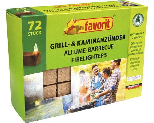 Favorit Grill Aanstekers 72 stuks