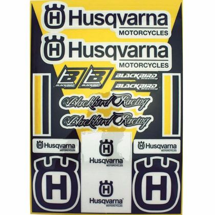 Planche de stickers Blackbird Husqvarna Universel