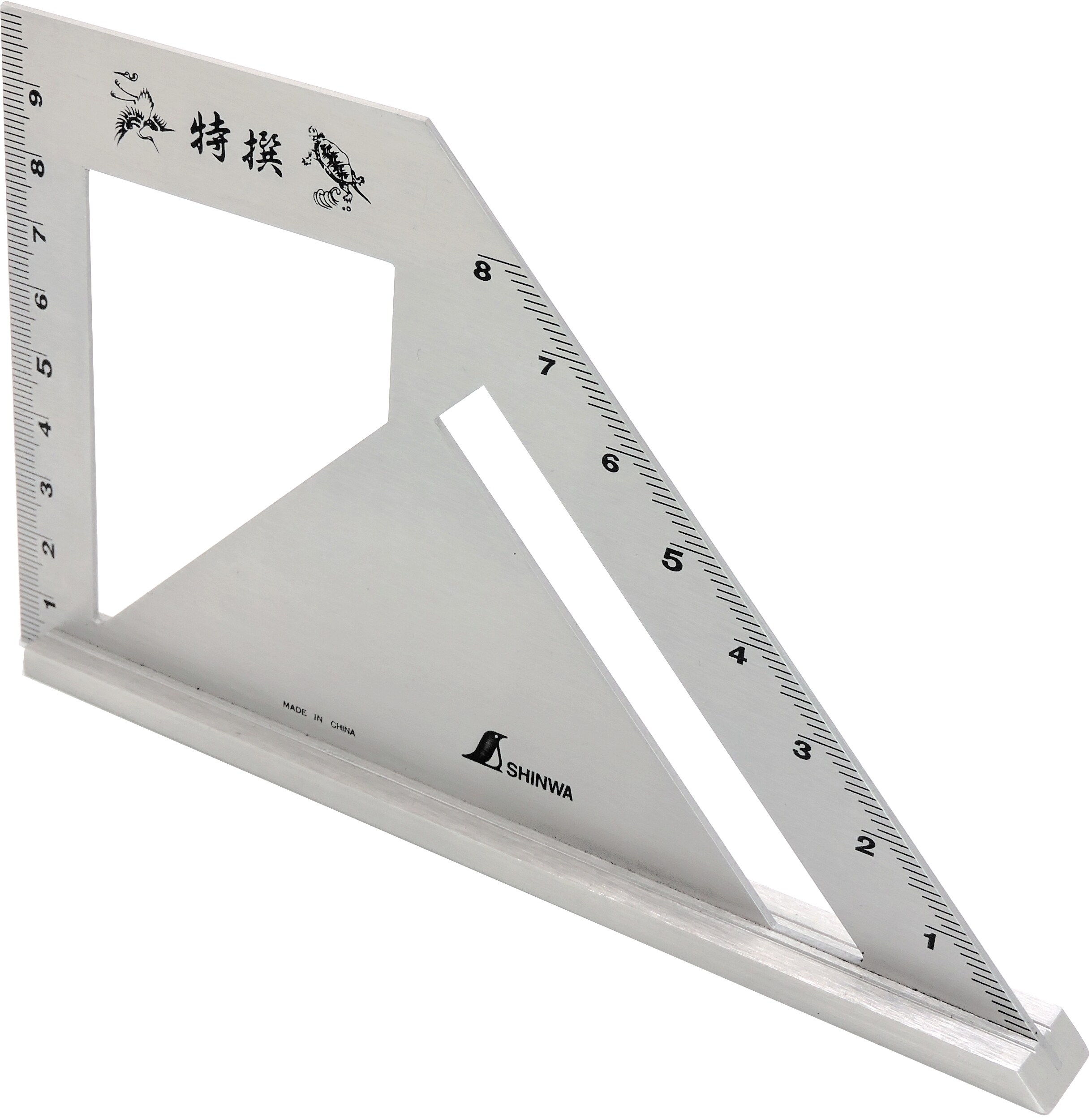 FAMEX 12570 Shinwa Winkel mit Gehrung 45° und 90° (32740)
