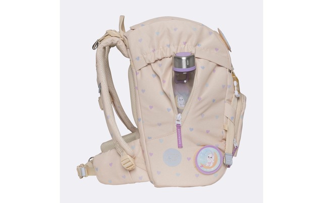 Beckmann Schulrucksack »Classic Yellow Heart 6-teilig« Reflektoren