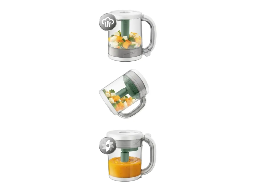 Philips Avent SCF885 4-in-1 - Babymadmaskine - 1 liter - 400 W