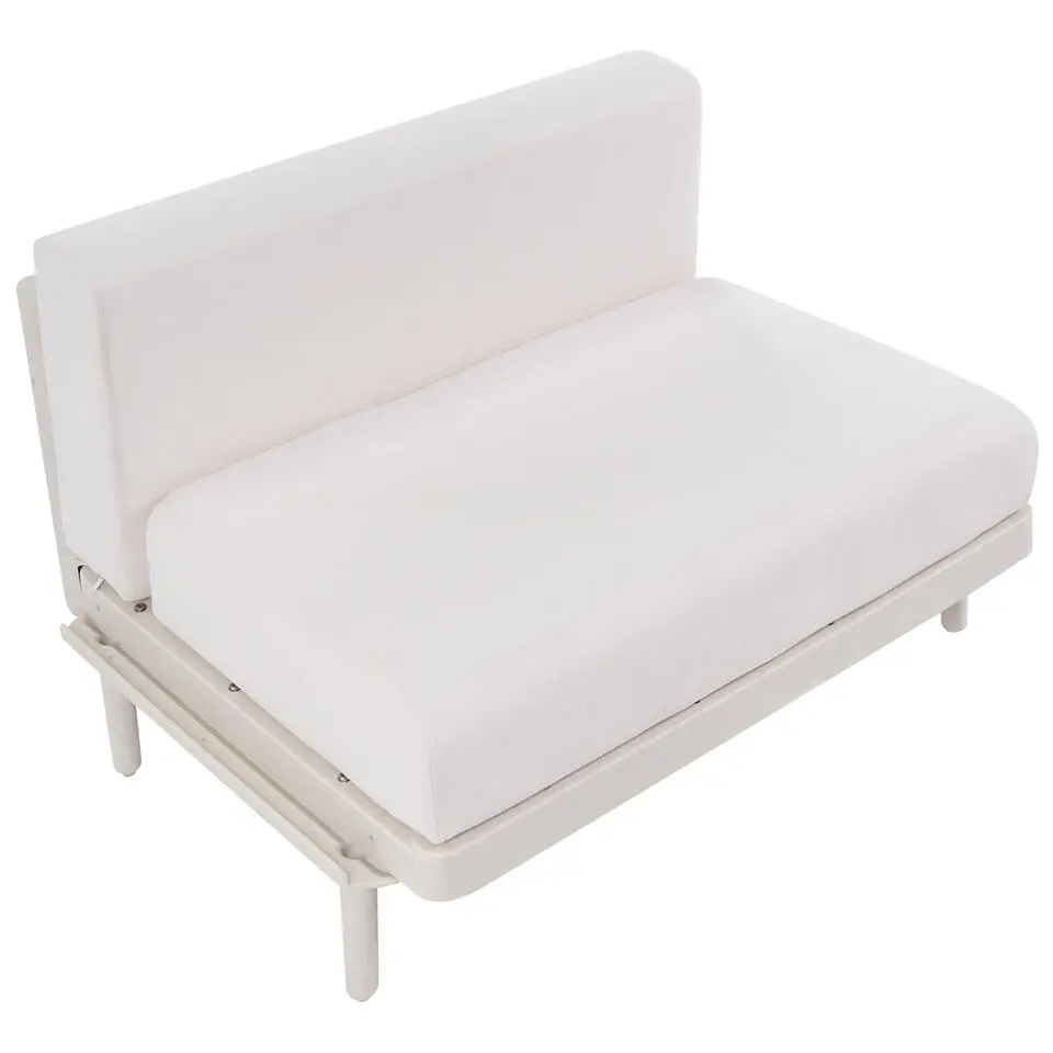 FERRETTI - Tuinbank uitbreidingsmodule - Lichtbeige - Stof