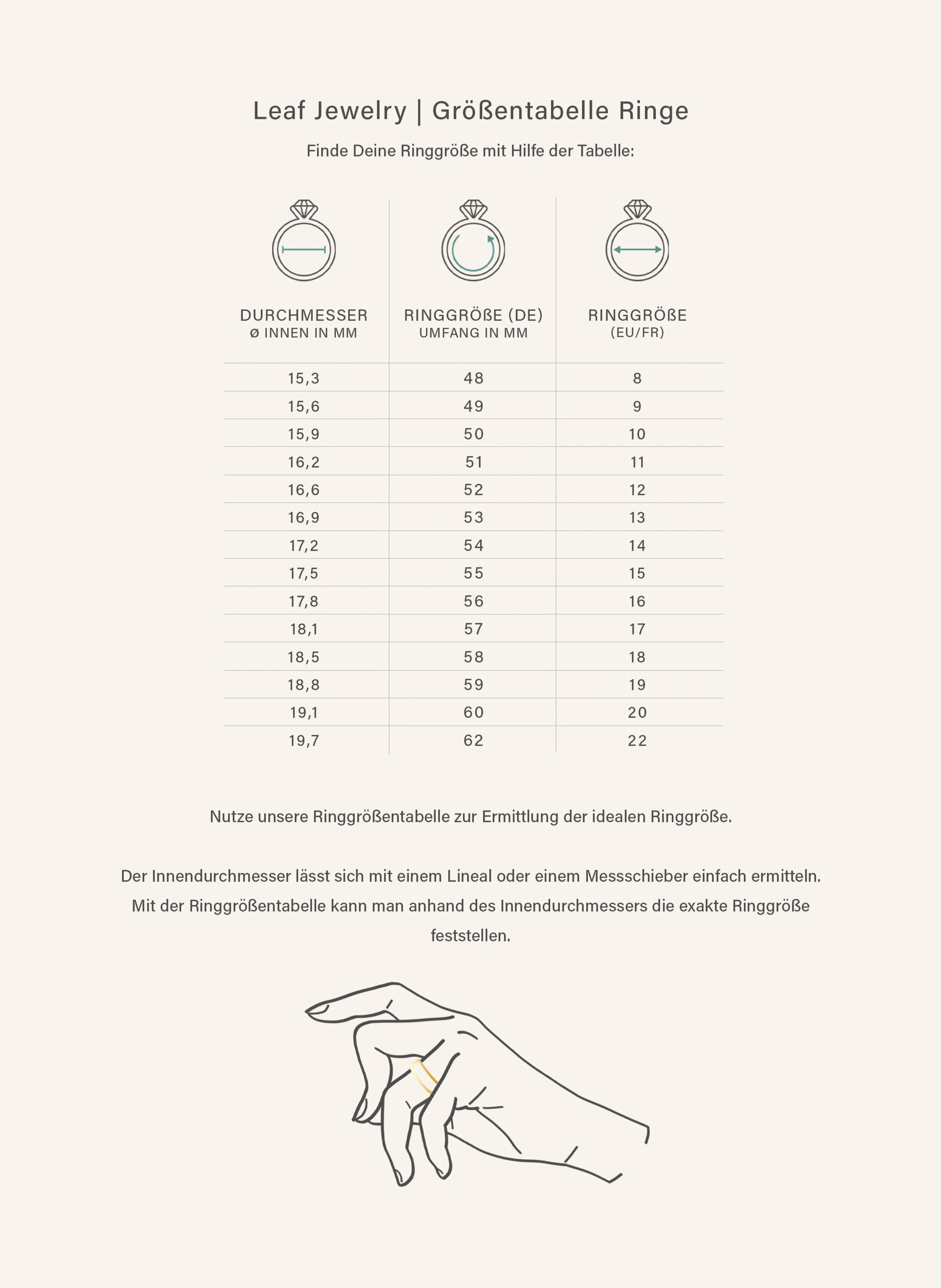 Leaf Ring DAZZLE mit Diamanten