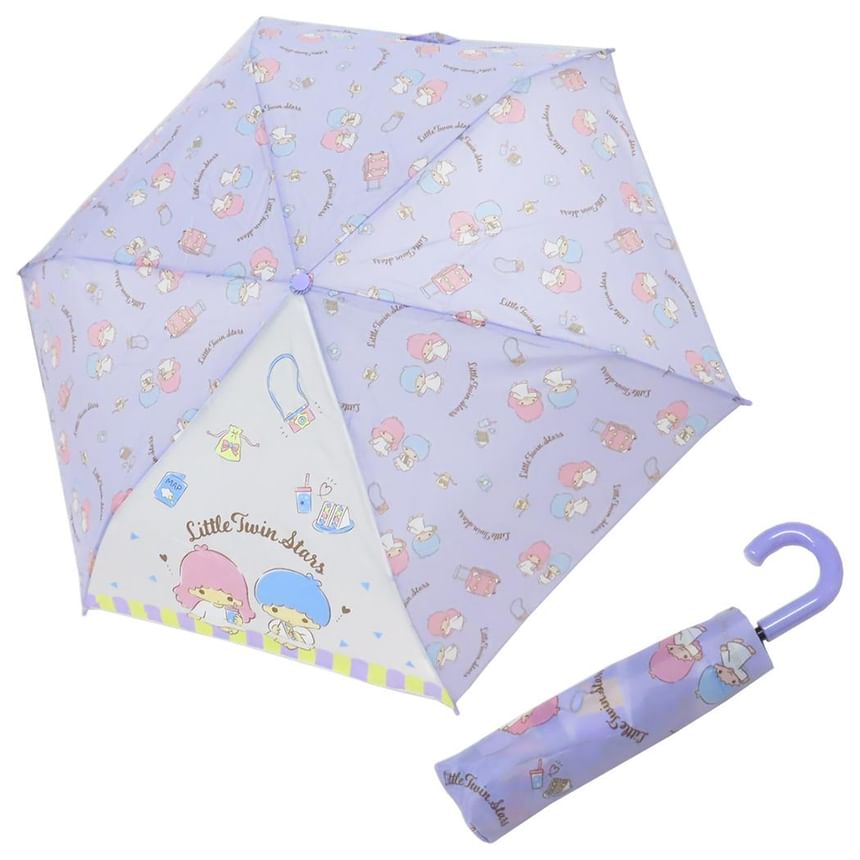 J'S PLANNING - Sanrio - Kleine Twin Stars Compacte Paraplu