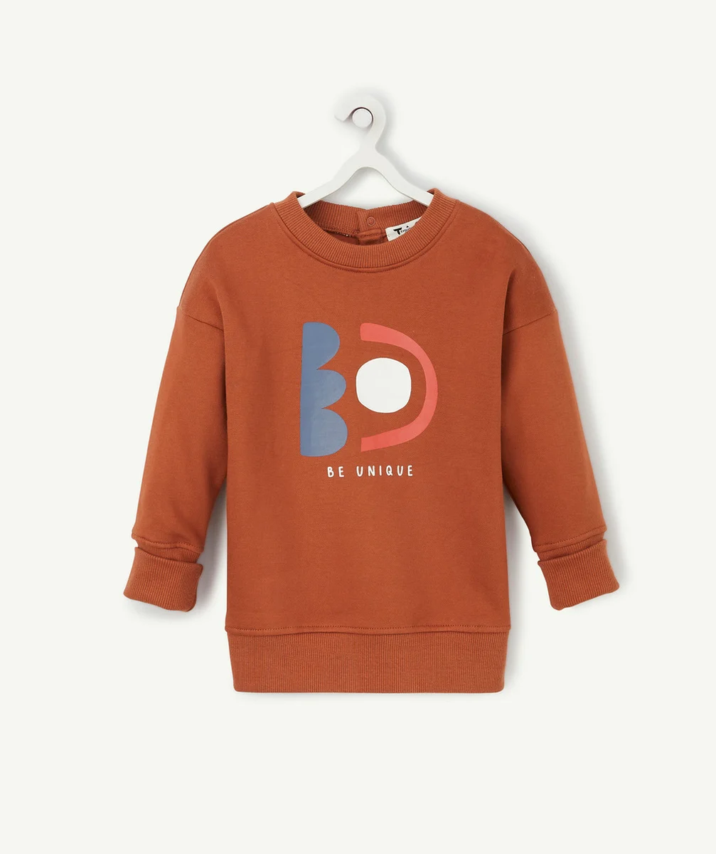 LE SWEAT ÉVOLUTIF TERRACOTTA EN COTON PIMA