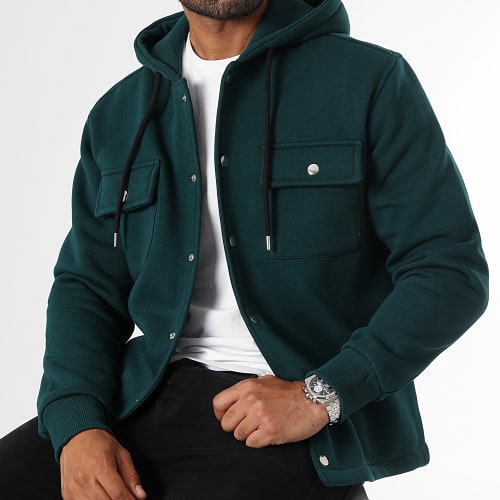 Surchemise Unie Avec Capuche 2954 Vert