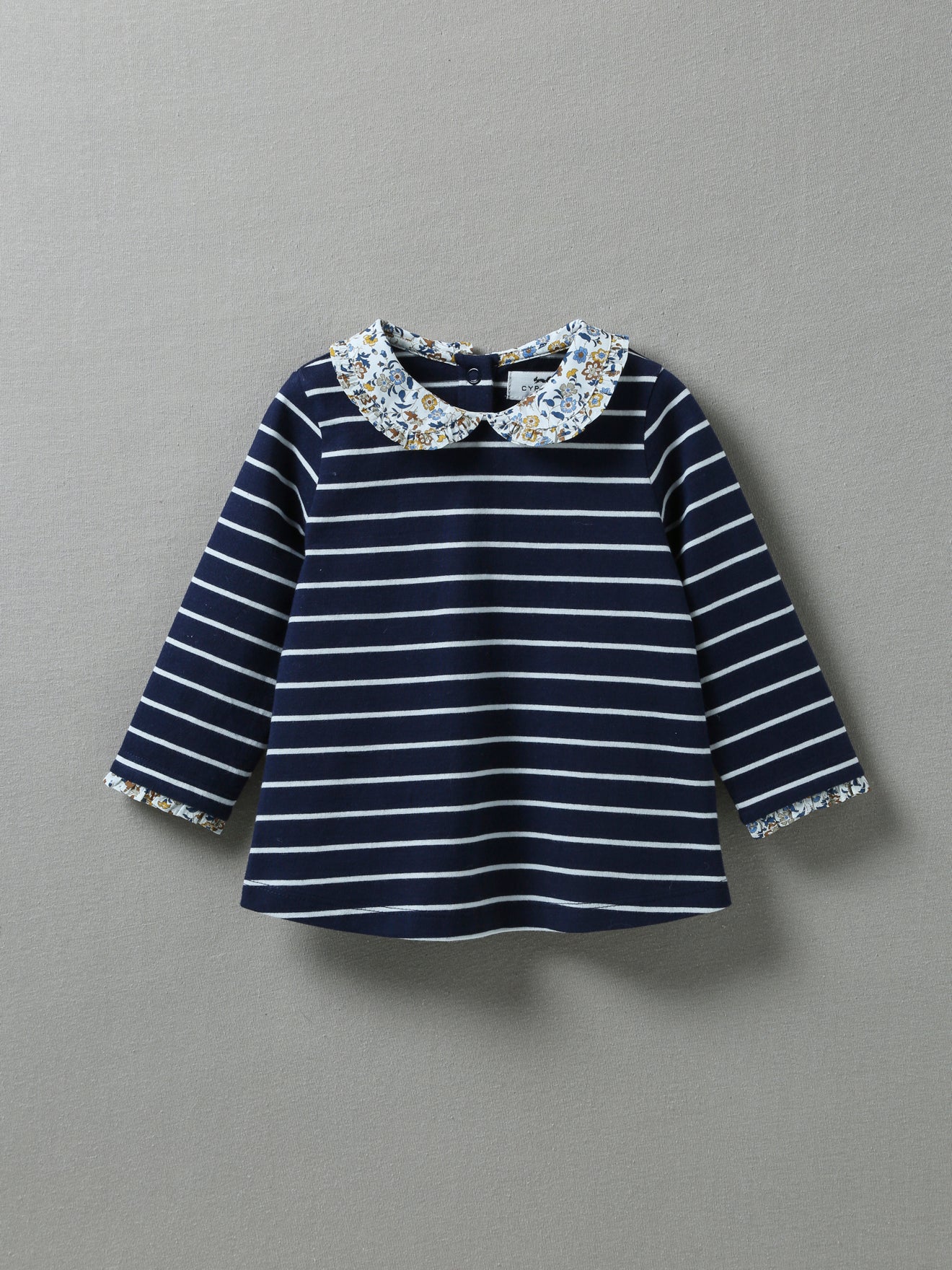 Marinière Bébé tissu Liberty - Coton biologique