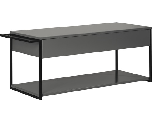 Wastafelmeubel FACKELMANN New York BxHxD 108,5 x 43 x 47,5 cm Frontkleur grijs mat 84917