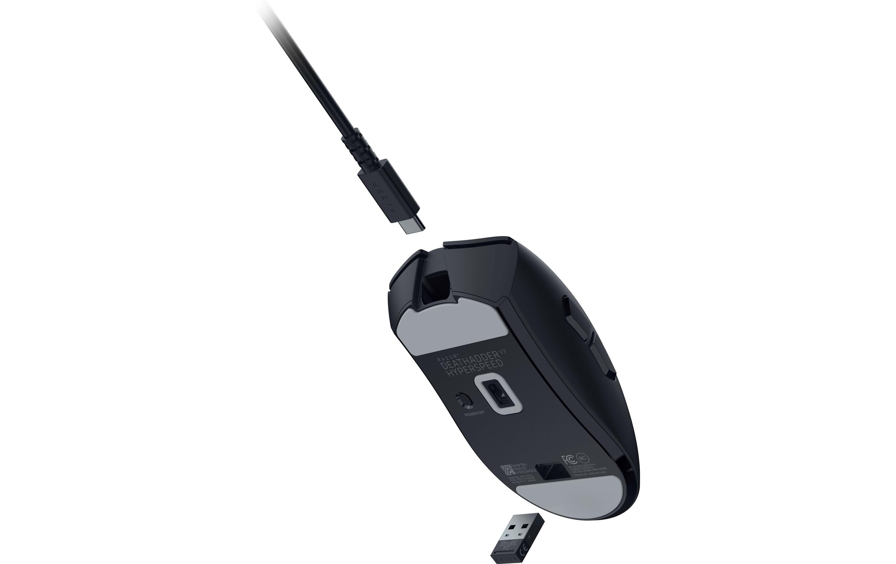 Gaming-Maus DeathAdder V3 HyperSpeed SchwarzGaming-Maus