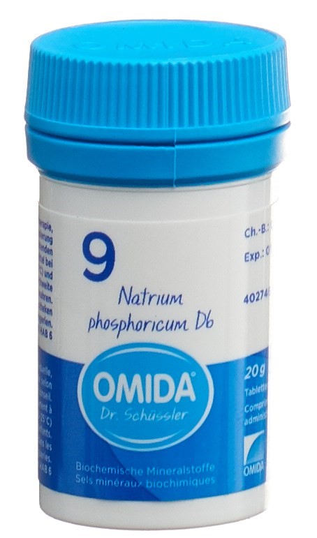 Omida Nr9 Natrium phosphoricum Tabl 6 D Ds 20 g